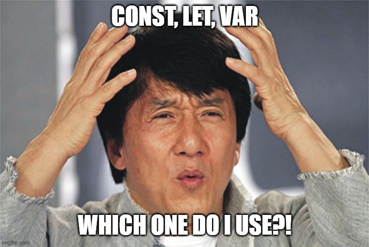 const, let, var; JavaScript variables and immutability